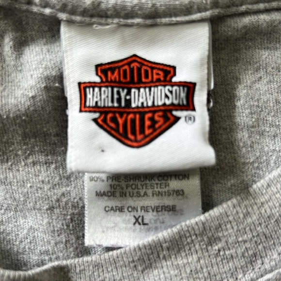 Vintage Harley Davidson Myrtle Beach Hanes BEEFY tee size XL - Picture 6 of 7